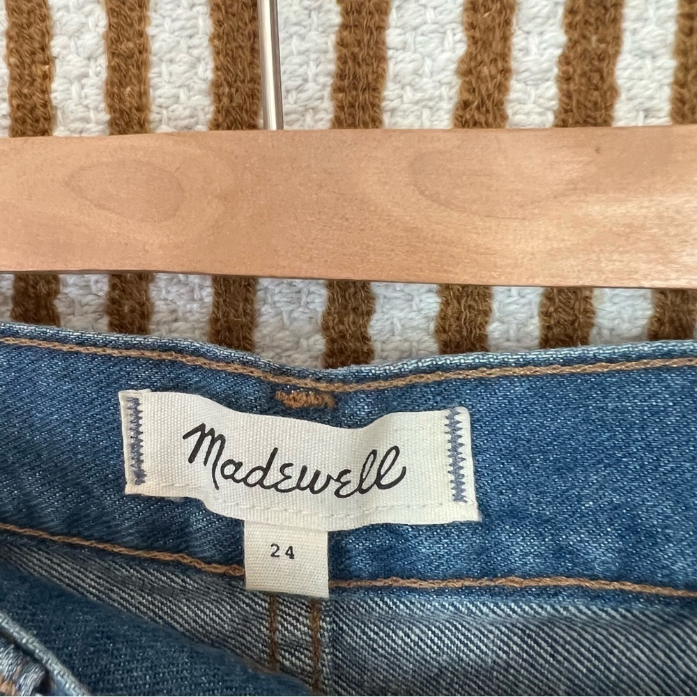 MADEWELL The Perfect Jean Short in Butler Wash Size 24 - Picture 6 of 8